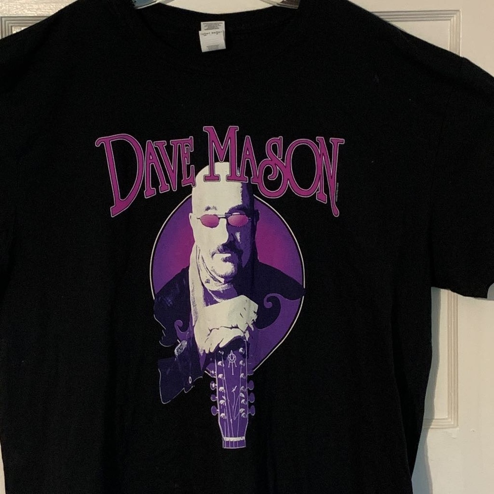 Dave Mason Mens T-Shirt Blue 100% Cotton 2XL